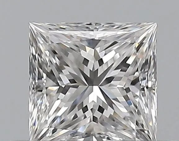 0.40ct Princess Natural Diamond (Colour D, Clarity IF, Cut EX, GIA Certified)