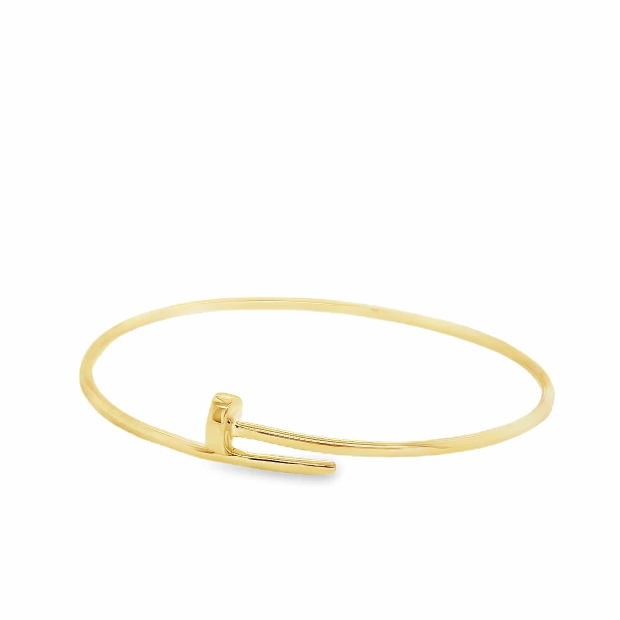 Elegant Gold Bangle Bracelet