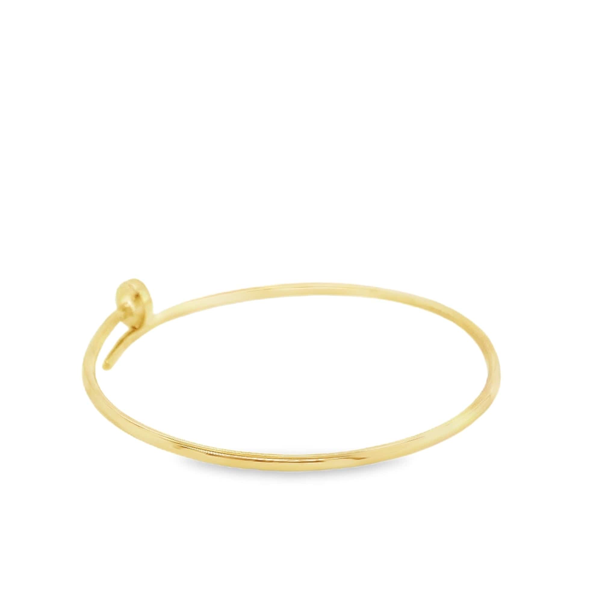 Elegant Gold Bangle Bracelet