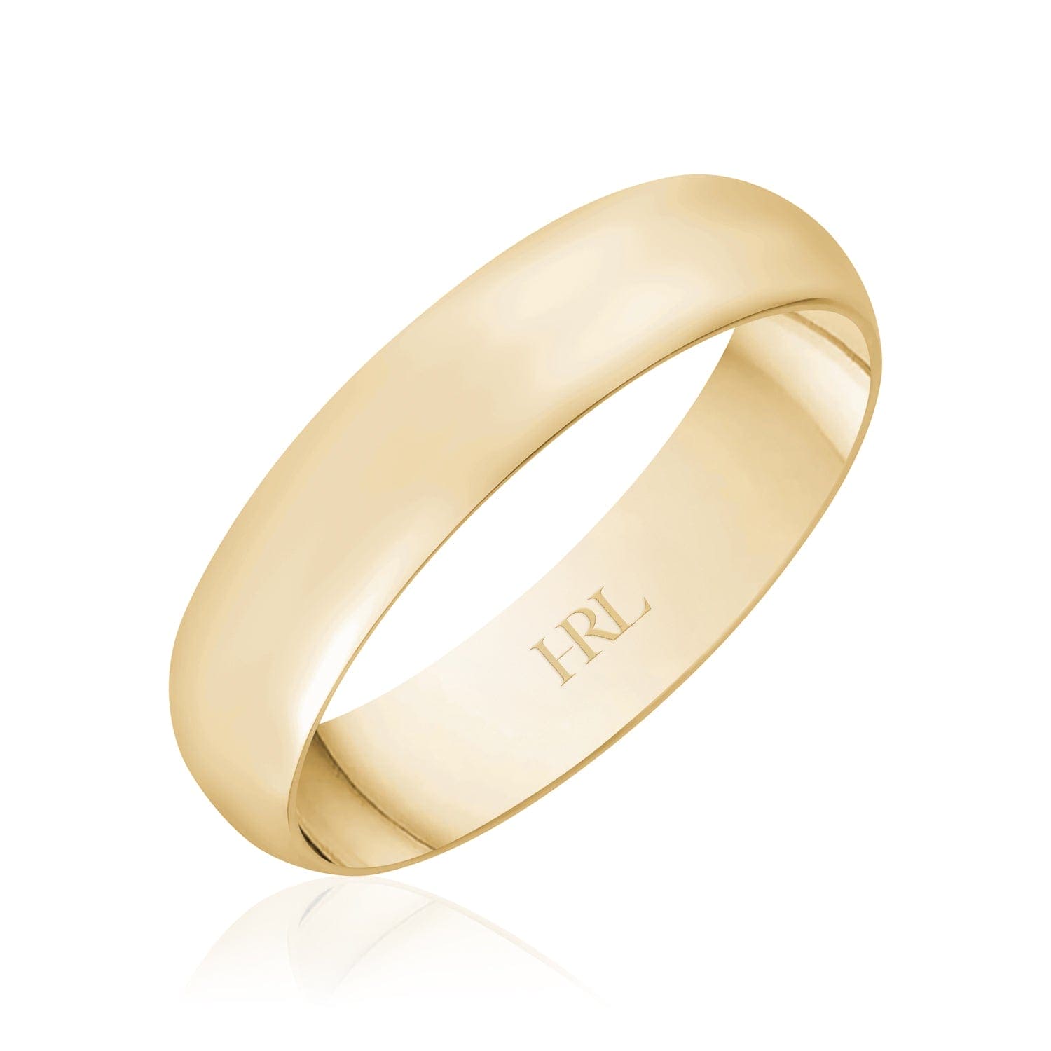 Classic Slim in Yellow or White Gold Band (2mm-6mm)