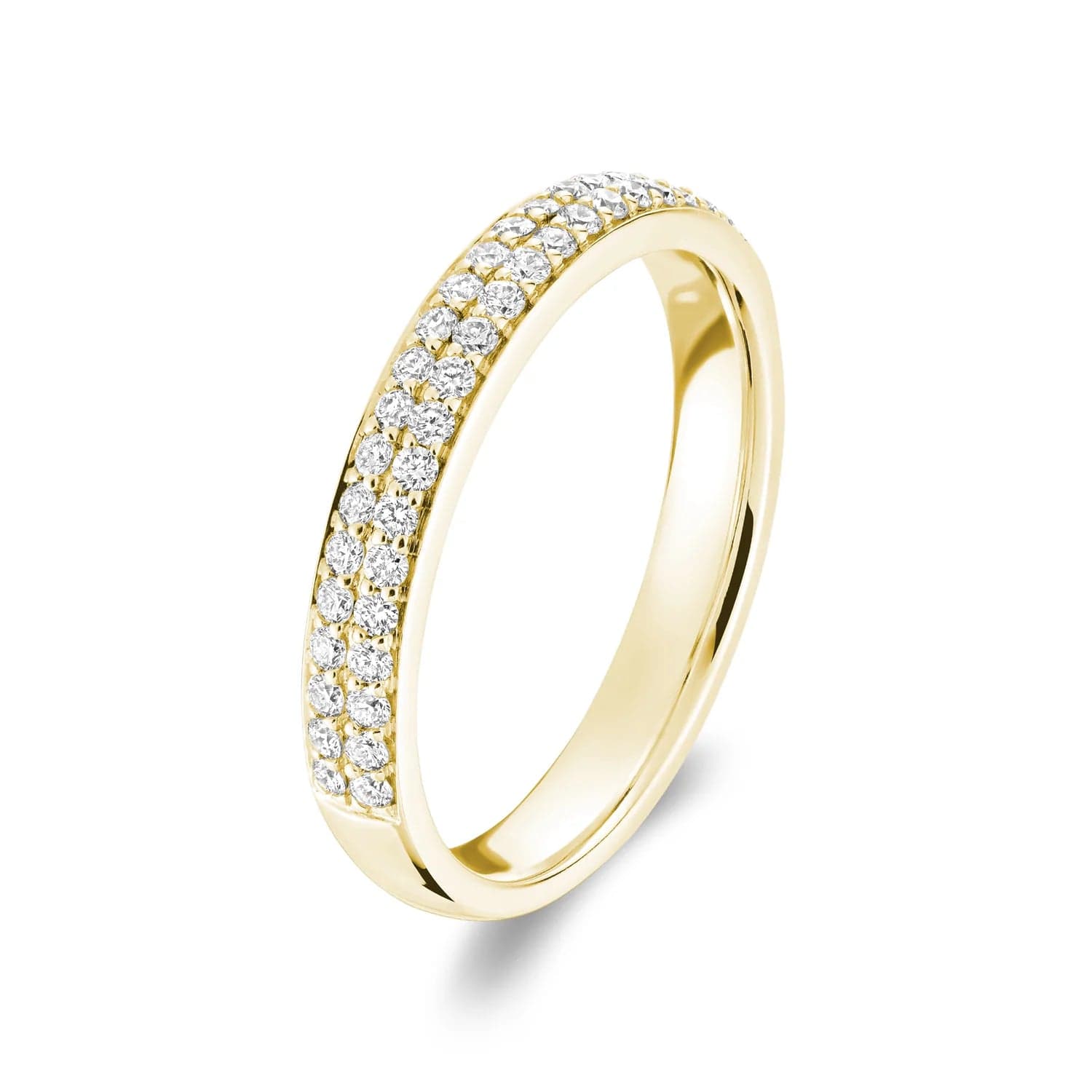 Semi Eternity Pave Ring