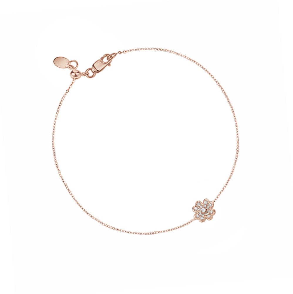 Mini Flower Diamond Bracelet