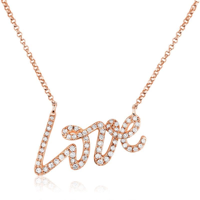 Rose Gold Love Necklace