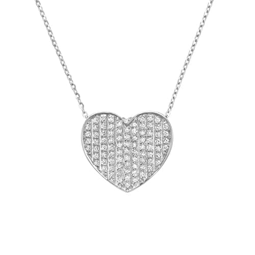 Diamond Pavé Heart Pendant