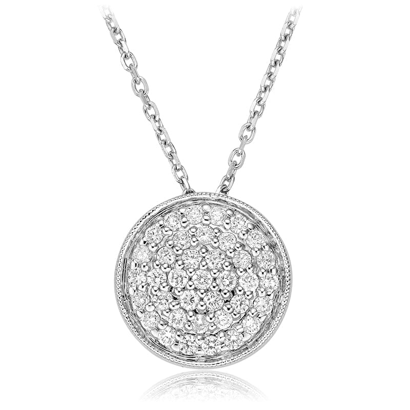 Diamond Pavé Circles Pendant