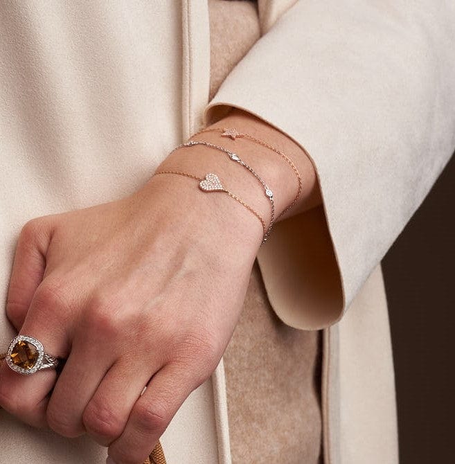 Mini Heart Diamond Bracelet