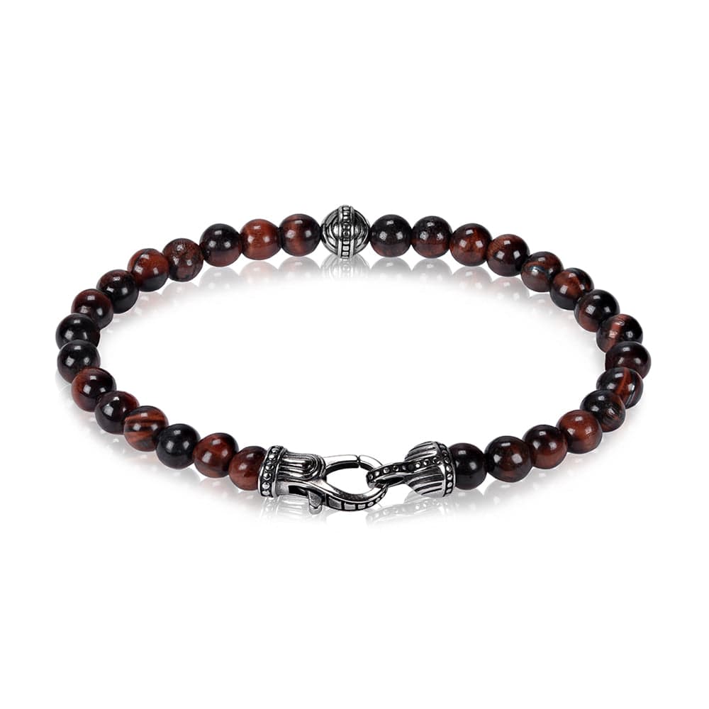 Red Tiger Eye Beaded Bracelets