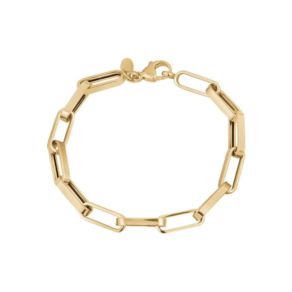 Squared Paperclip Bracelet