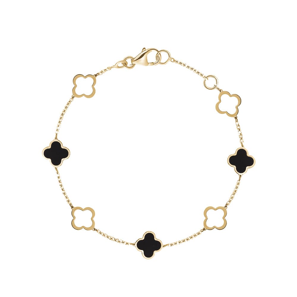 KRISTEN Black Clover Bracelet