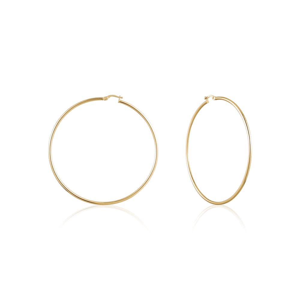 Large Gold Hoops