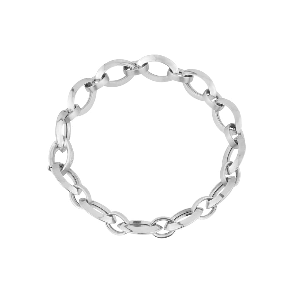 Gold Oval Link Bracelet