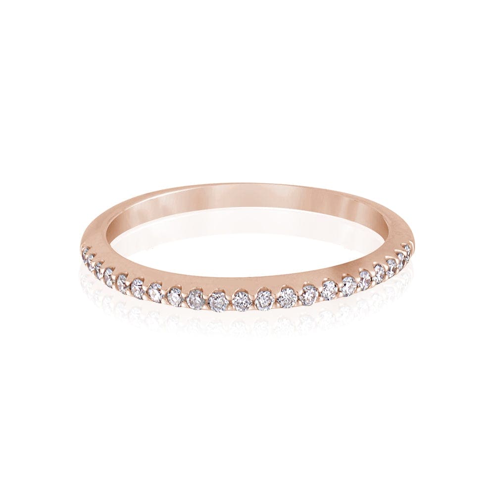 Rose Gold Half Eternity