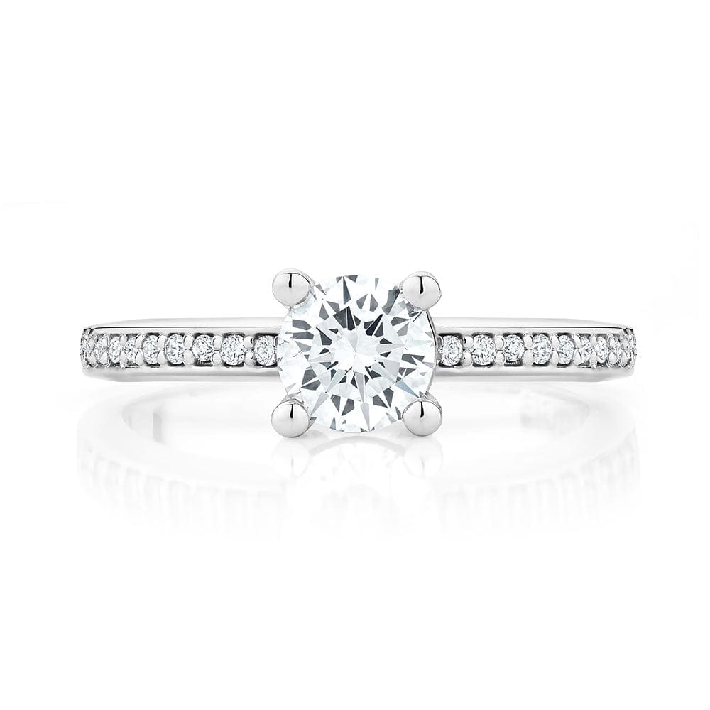 Round Brilliant Cut Diamond Engagement Ring