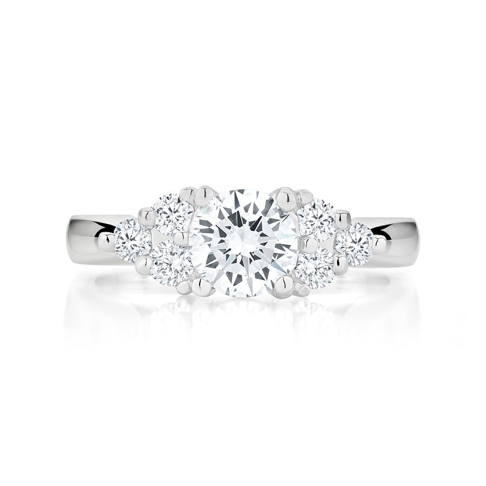 Diamond Cluster Engagement ring