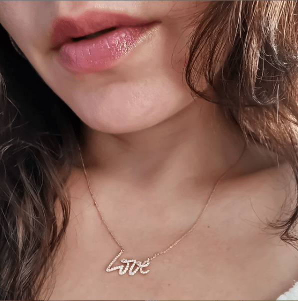 Rose Gold Love Necklace