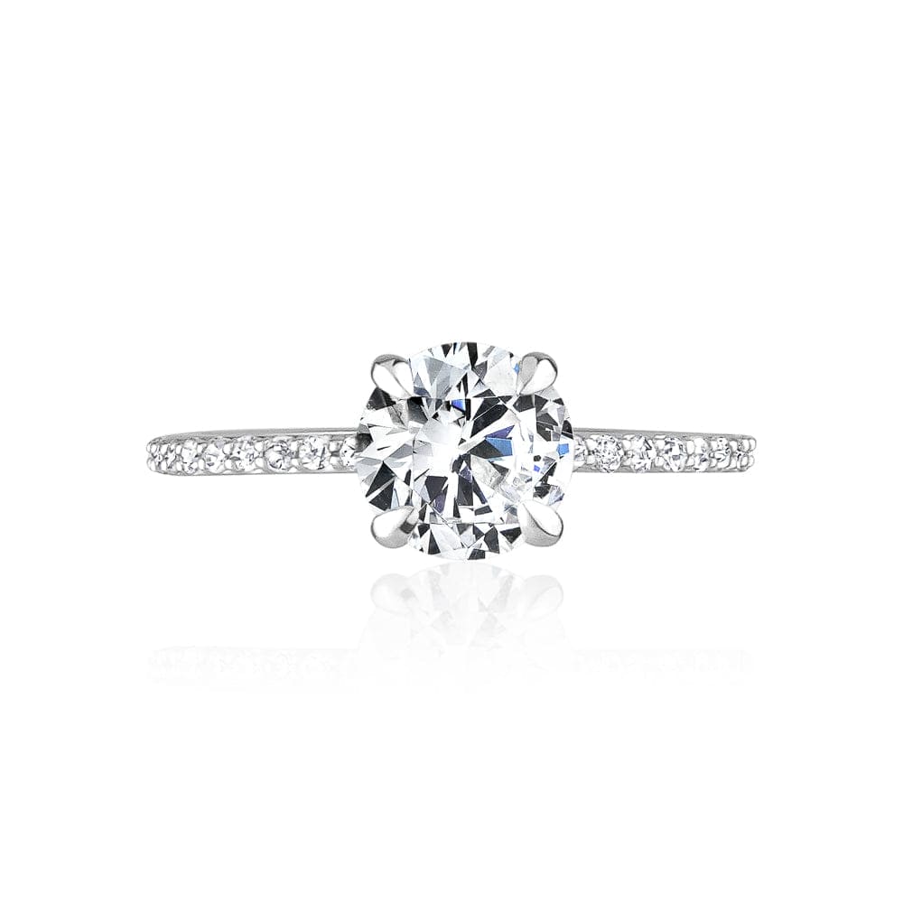 Round Brilliant Cut Diamond With Pave
