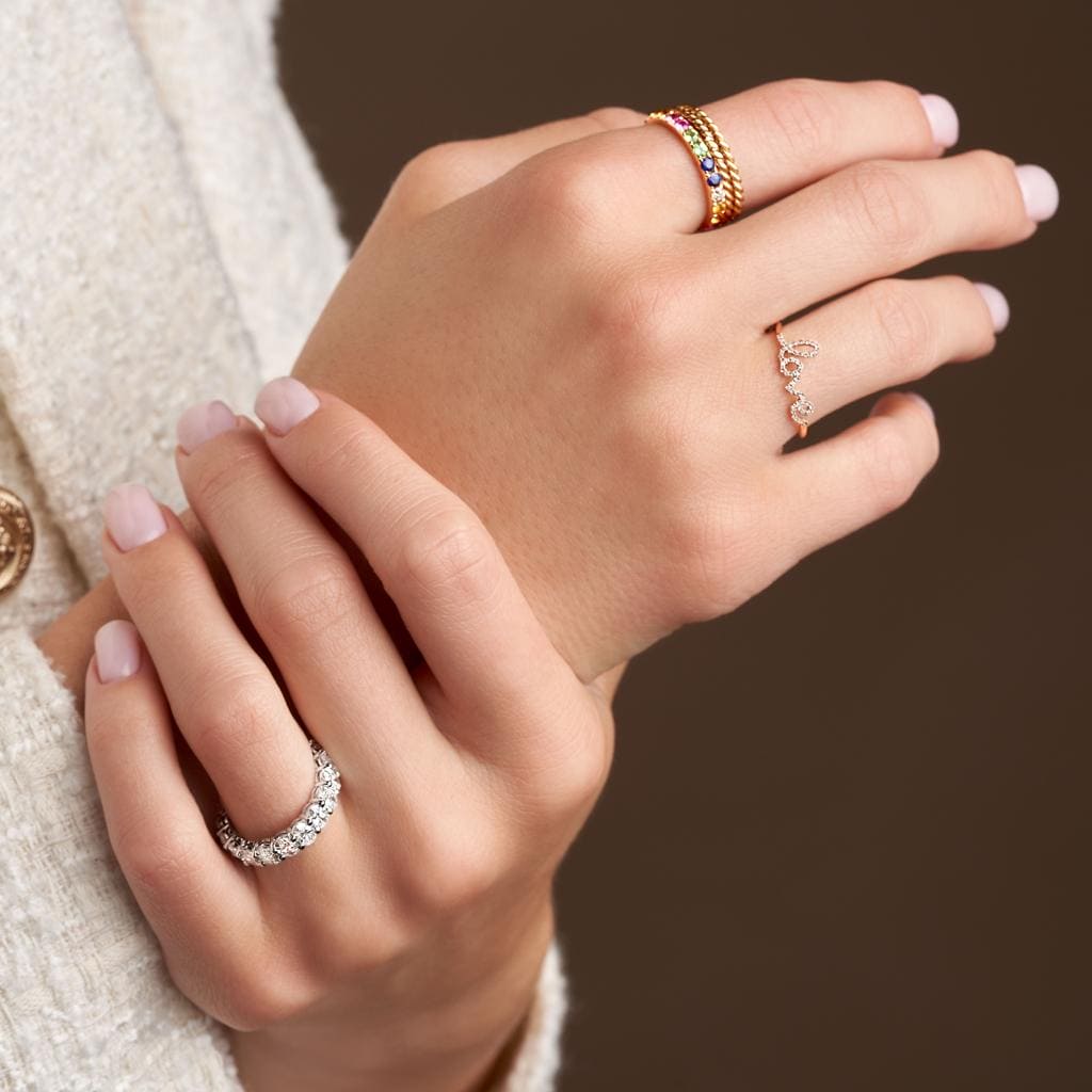 Oval Full Eternity Band