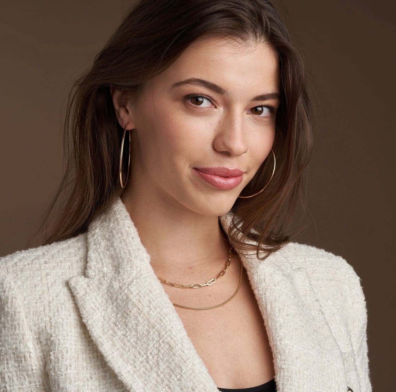 18k Paperclip Necklace