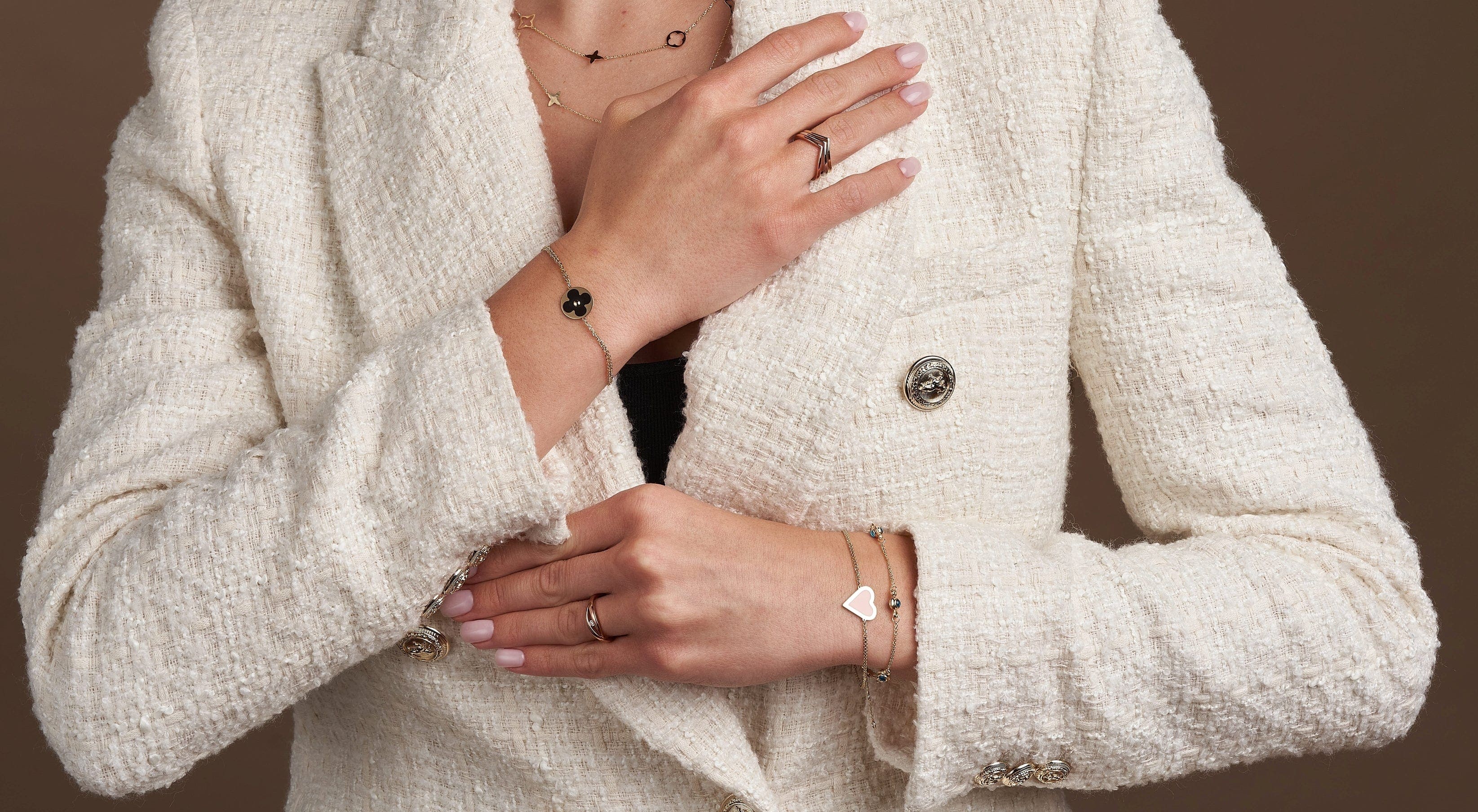 Blue Eye Gold Bracelet