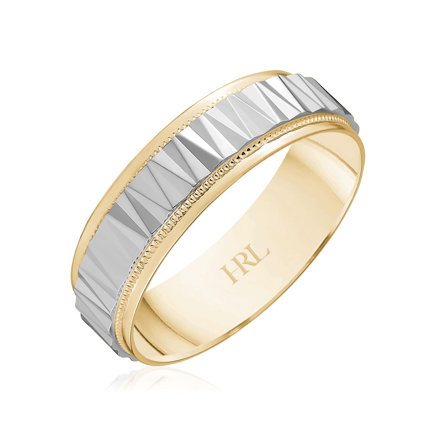 Two-Tone Textured Classic Band