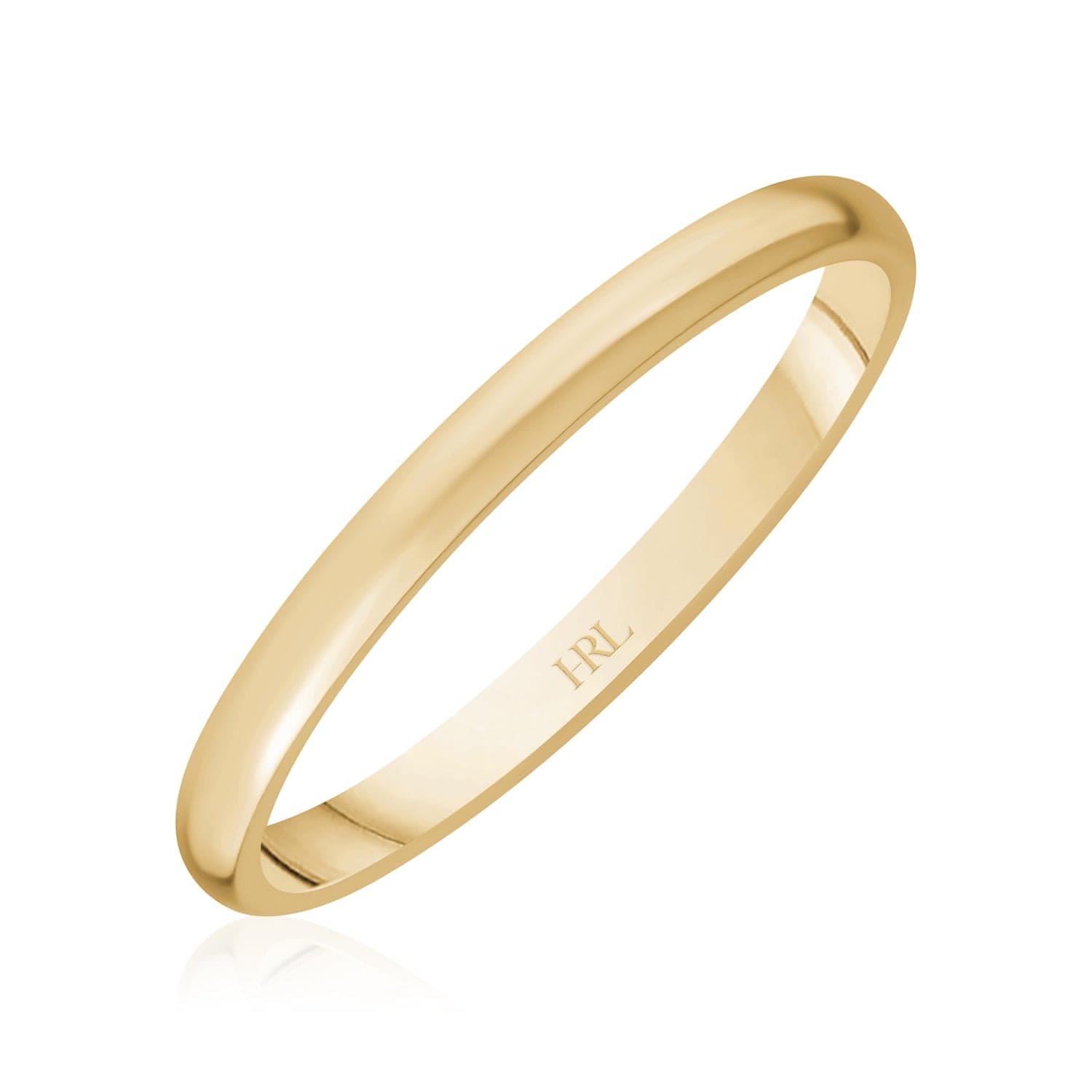 Classic Slim in Yellow or White Gold Band (2mm-6mm)