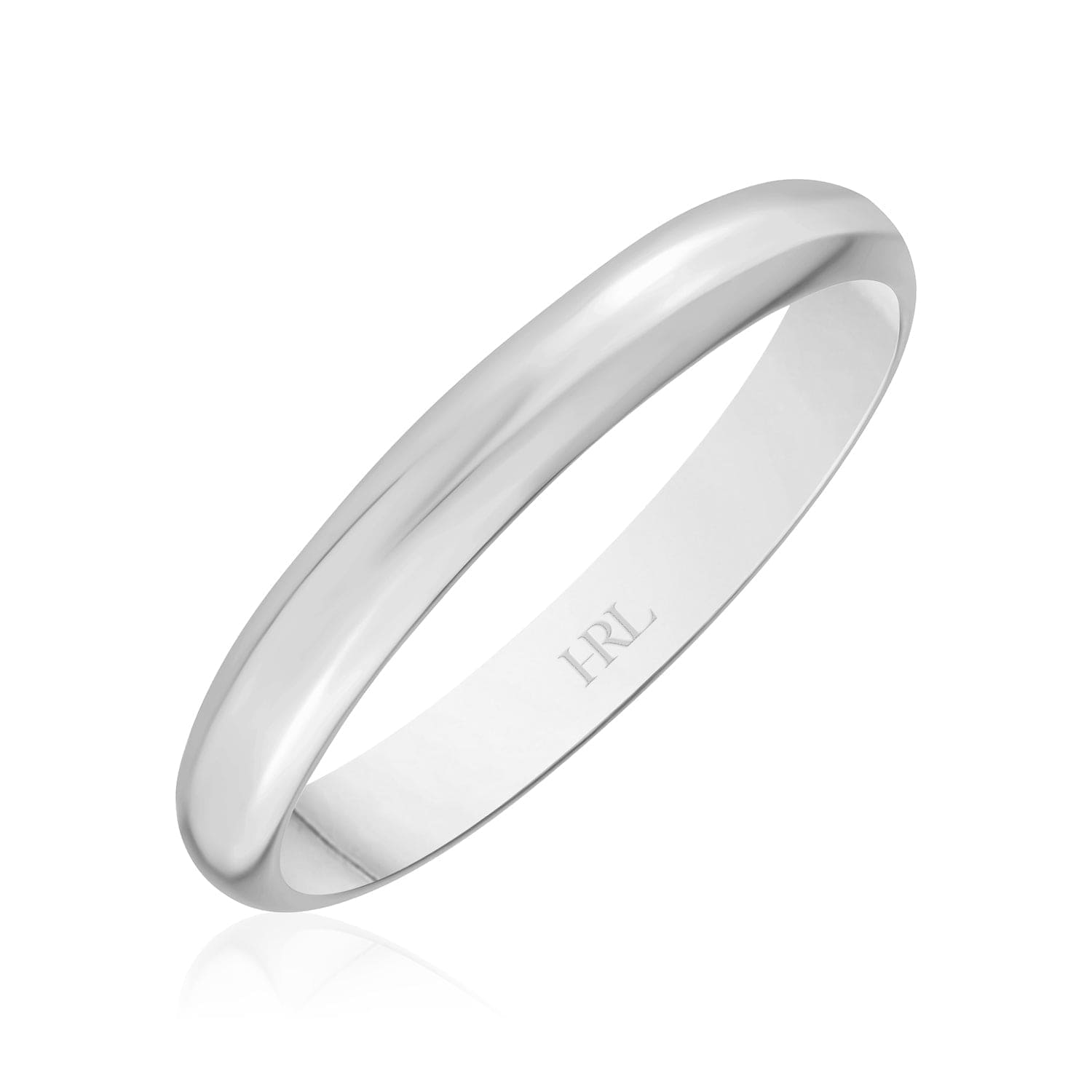 Classic Slim in Yellow or White Gold Band (2mm-6mm)