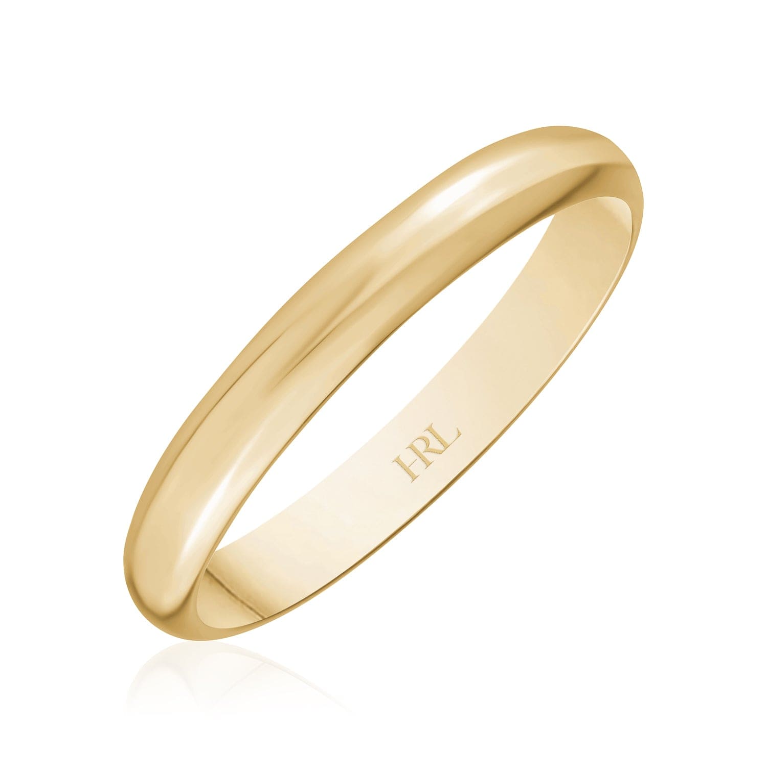 Classic Slim in Yellow or White Gold Band (2mm-6mm)