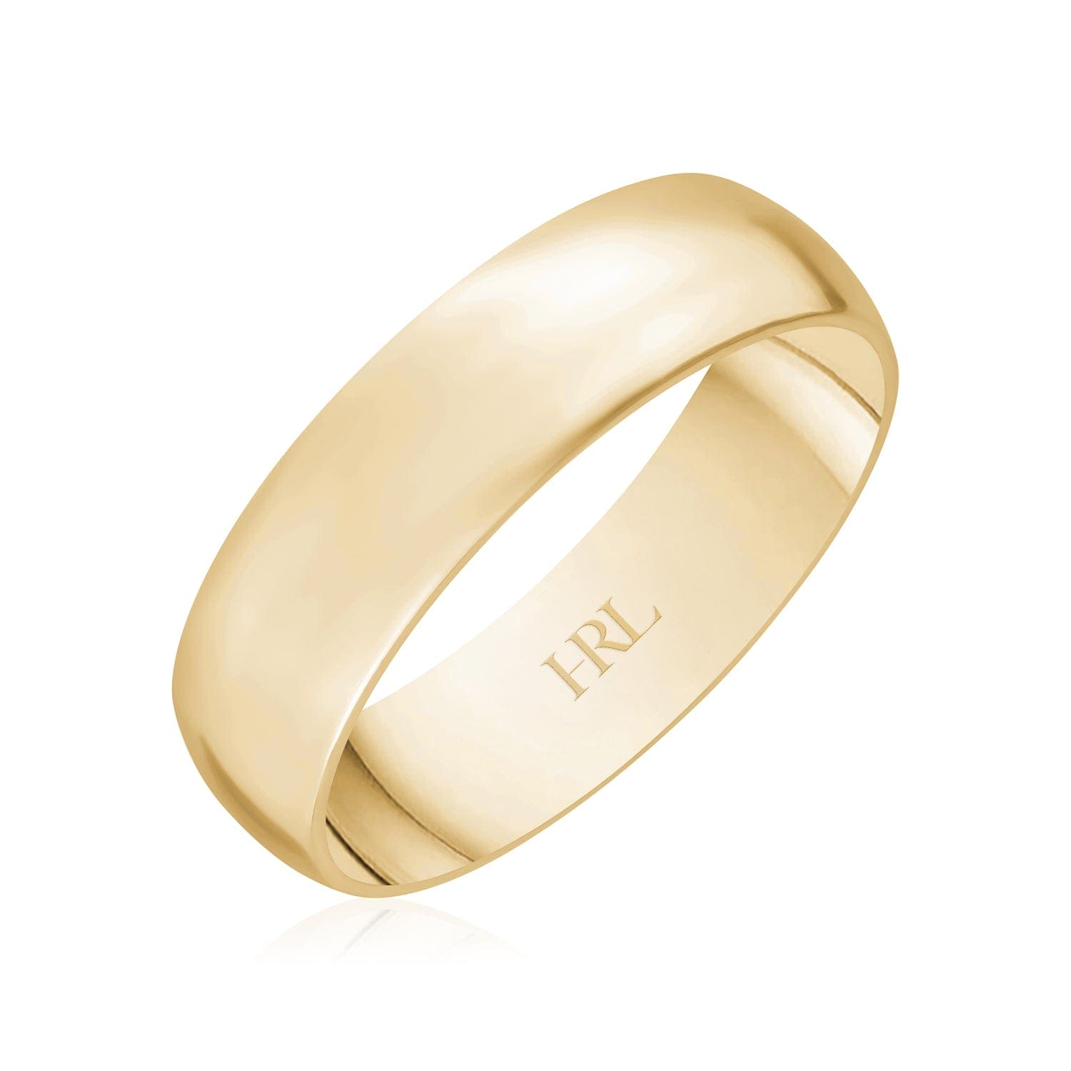 Classic Slim in Yellow or White Gold Band (2mm-6mm)