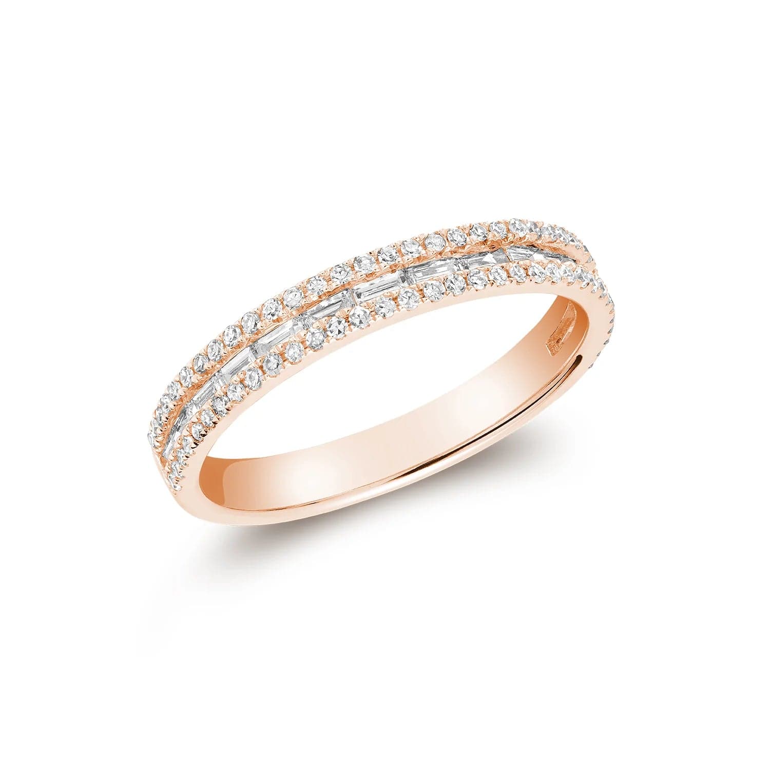 Semi Baguette Diamond Eternity Ring