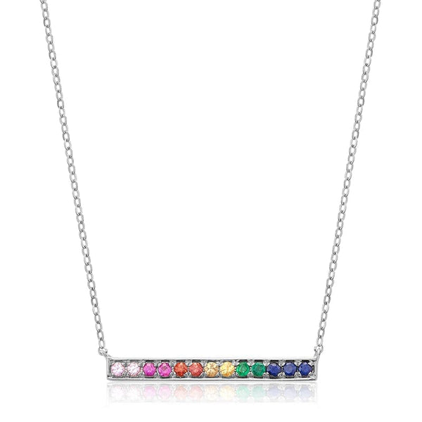 Bar Rainbow Necklace