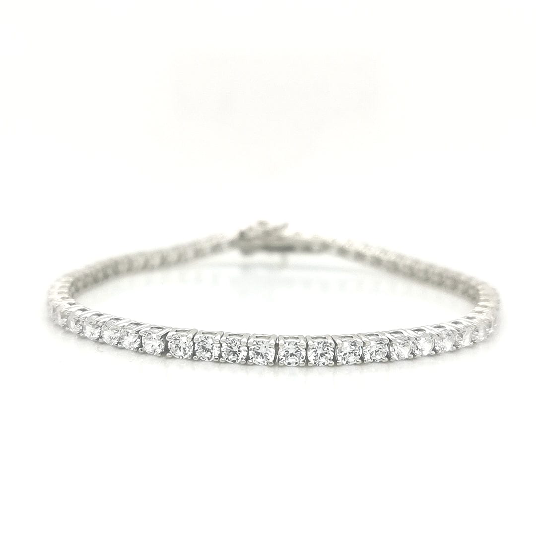 Sterling Silver CZ Bracelet