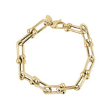 Fancy Gold Link Bracelet