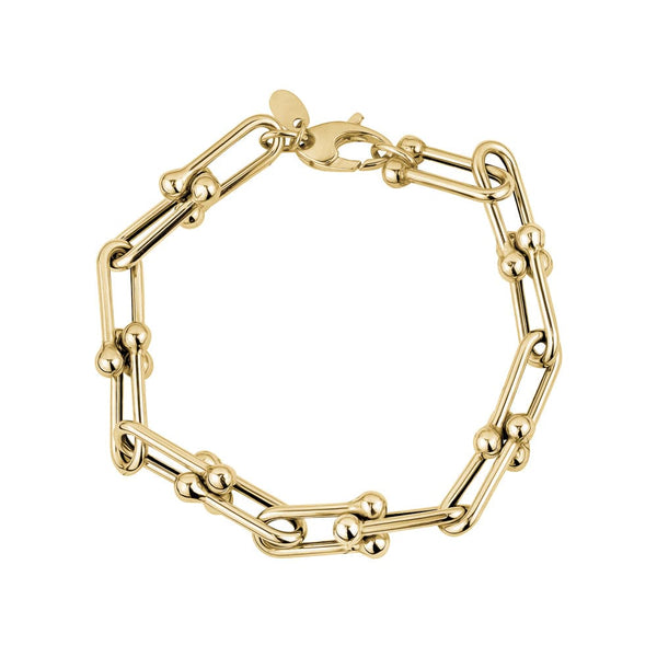 Fancy Gold Link Bracelet