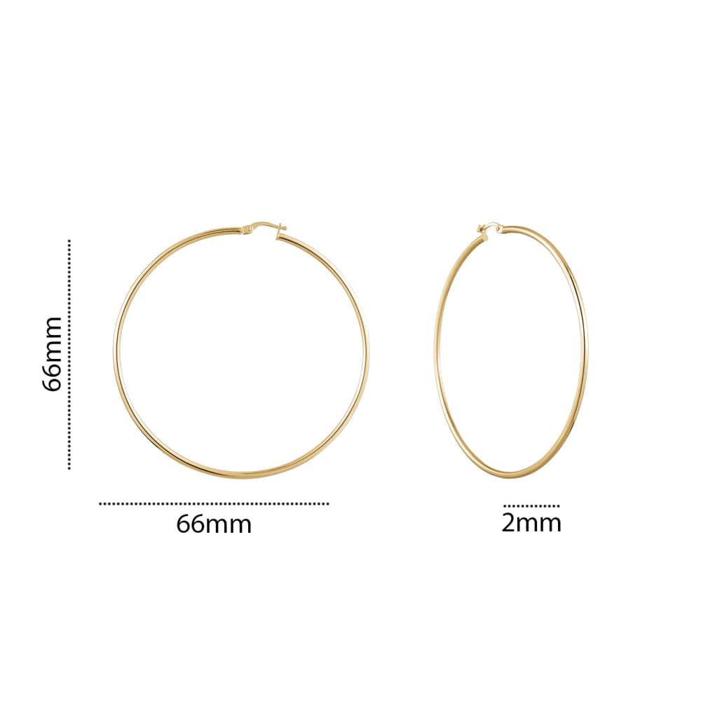 Large Gold Hoops