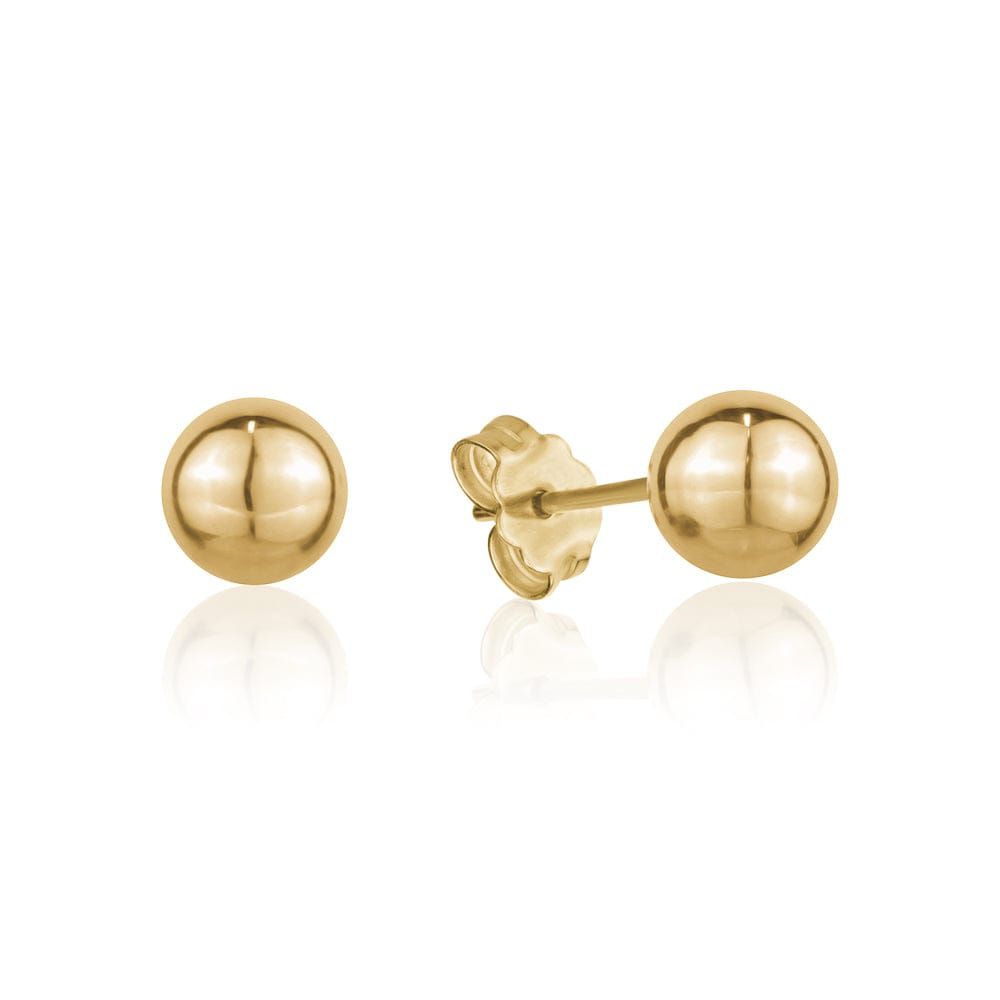 18k Ball Earring