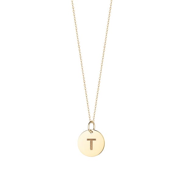 Gold Letter Initial Pendant