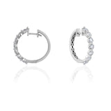 Diamond Hoop Earrings