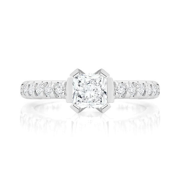 White Gold Canadian Diamond Engagement Rings