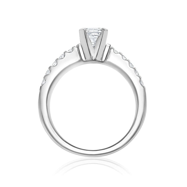 White Gold Canadian Diamond Engagement Ring