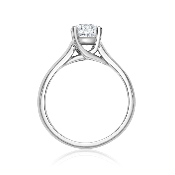 Round Cut Solitaire Canadian Diamond Engagement Ring