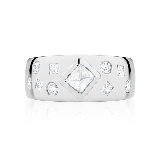 Rough Canadian Diamond Engagement Rings
