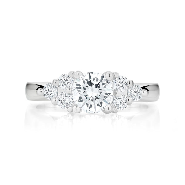 Diamond Cluster Engagement ring