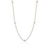 18k Diamond by the Yard Necklace