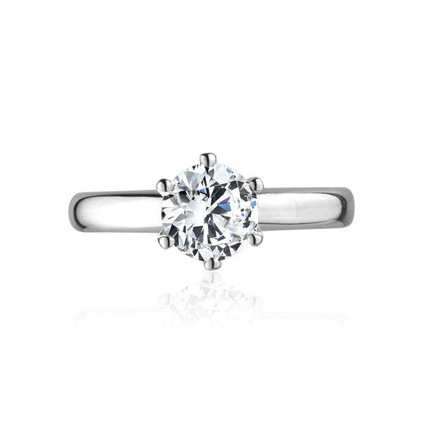 6-Claw Engagement Ring