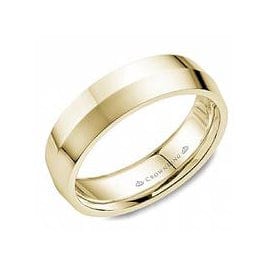 Knife Edge Wedding Band (6MM)