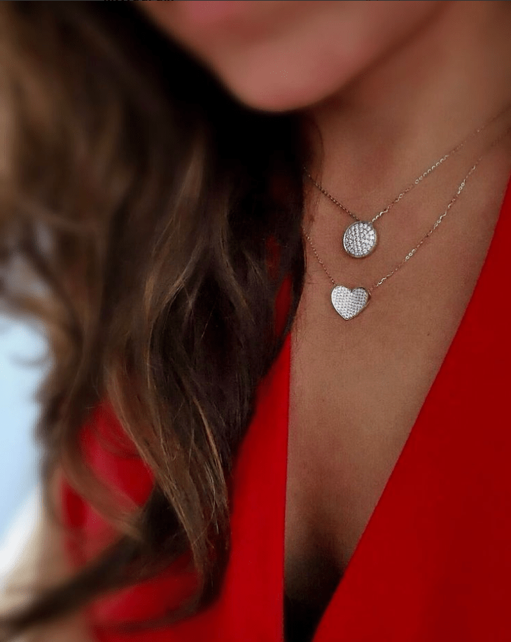 Diamond Pavé Heart Pendant